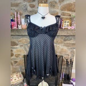 Polka Dot Lingerie Top